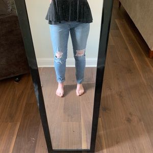 Light Wash Girlfriend Style Jeans